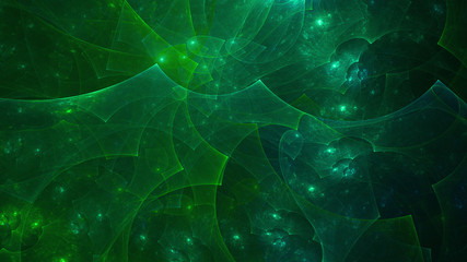 3D rendering abstract background in aqua menthe color