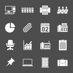 office equipment icon vector design symbol
