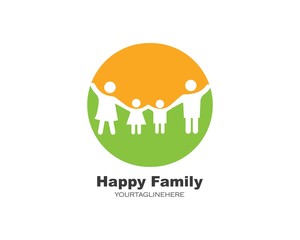 happy family vector icon illustration design