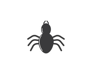 spider logo vector illustration