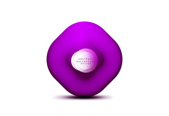 Square geometric banners with 3d smooth blend effect. Digital technology trendy icon design. Vector Illustration For Wallpaper, Banner, Background, Card, Book Illustration, landing page