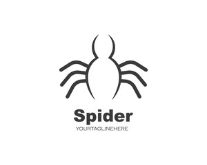 spider logo vector illustration