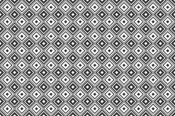 Seamless design texture. Black and white squares background template.