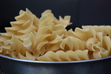 close up pasta in a bowl