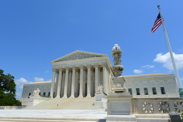 United States Supreme Court Building in Washington, District of Columbia DC, USA