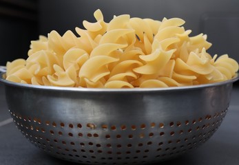 close up pasta in a bowl