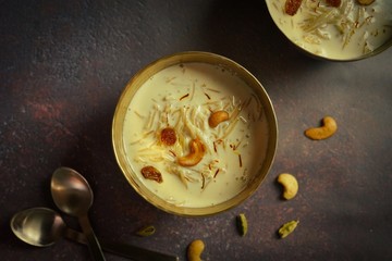 Vermicelli semiya Kheer / sheer khurma -Indian sweets and  desserts