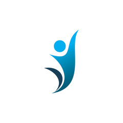 people sport art logo design