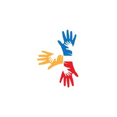 Hand Care Logo Template vector icon