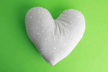 pillow with heart shape