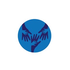 Hand Care Logo Template vector icon