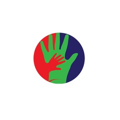 Hand Care Logo Template vector icon