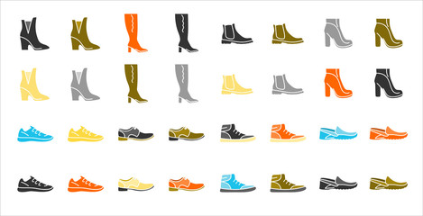 Shoes icon. Vector illustration.