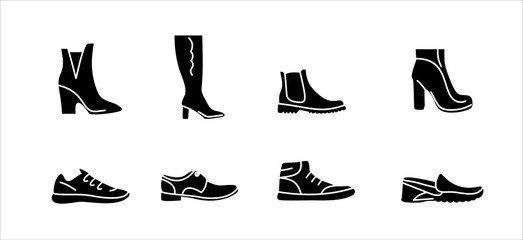 Shoes icon. Vector illustration.