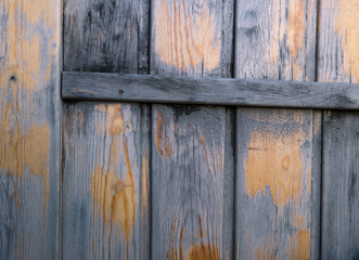 old wooden door