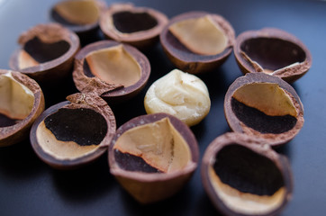 black white chocolate dessert sweetness