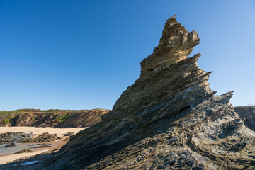 Praia da Samoqueira beach in Portugal