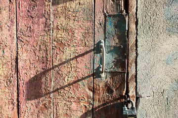 old wooden door