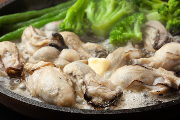 牡蠣のバター焼き