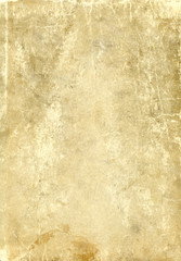 Old paper texture. Rough faded surface. Blank retro page. Empty place for text. Perfect for background and vintage style design.