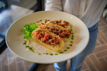 sandwiches on a dish