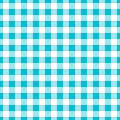 Seamless turquoise check pattern