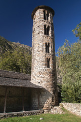 Fototapeta premium Church of Santa Coloma of Andorra
