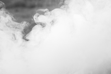 White thick smoke background texture. fog
