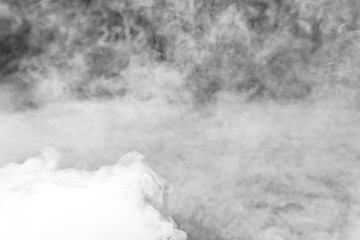 Fototapeta na wymiar White thick smoke background texture. fog