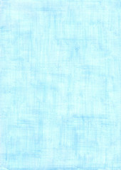 Fototapeta premium light blue rectangle sheet of paper colored with pencil.