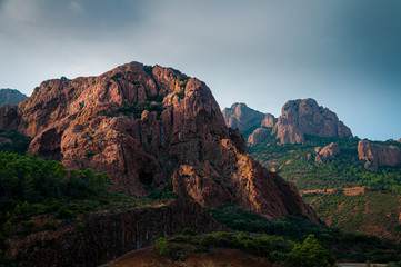 Massif de l'Esterel ,var , Provence , France