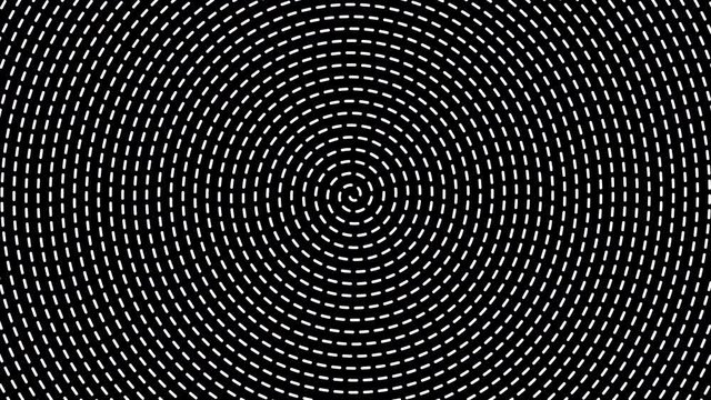 Hypnotic spiral loop movie. Optical effect seamless footage. 4K