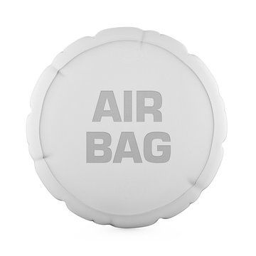 Car Airbag Isolated