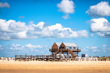 beach at sankt peter ording