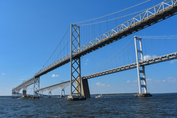 Span of the Chesapeake Bay Bridge