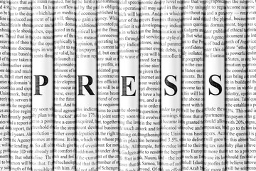 Concept of mass media, news media and print media