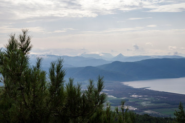 lake in the mountains