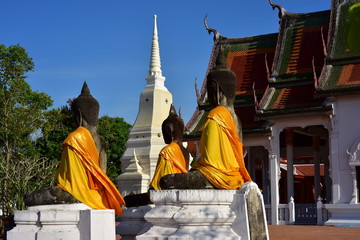 Fototapeta na wymiar Beautiful Pagoda temple in Thailand