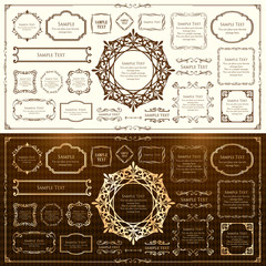 高級感のあるフレームデザイン　カードデザイン　アンティーク　ラグジュリー　ビンテージ