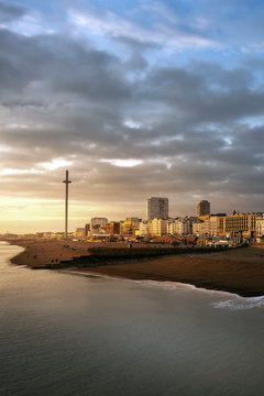 pastel sunset in Brighton,UK