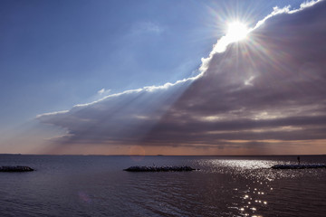 Waterfall of Light on the Chesapeake Bay