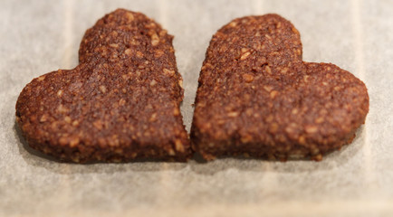 heart shaped cookies