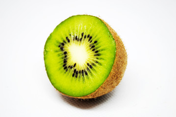Fresh kiwi on a white background, fresh fruits