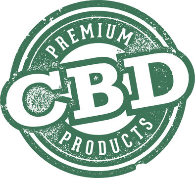 Vintage CBD Hemp Oil Packaging Label