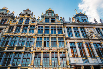 Fototapeta premium BRUSSELS, BELGIUM - August 27, 2017: Grand Square in Brussels city