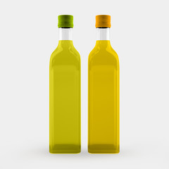 Two Bottles of Plant Oil