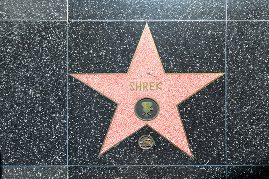 Shrek's star on Hollywood Walk of Fame
