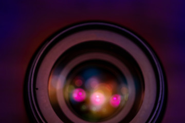 Kamera Linse Close Up, Konzept Sicherheit Überwachung