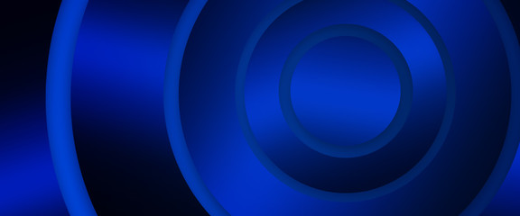  Abstract blue color gradient circle design background