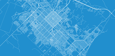 Urban vector city map of Resistencia, Argentina